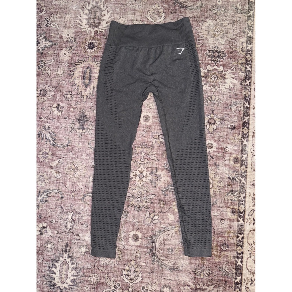 Gymshark Energy+ Seamless Leggings Gray High Waisted Womens Medium Workout Gear